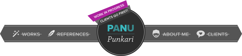 Graafinen suunnittelija Panu Punkari